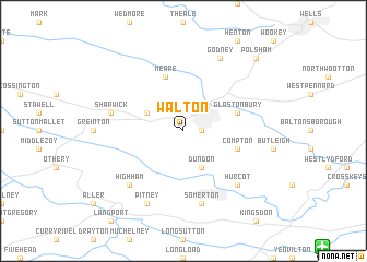 map of Walton