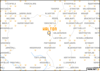 map of Walton