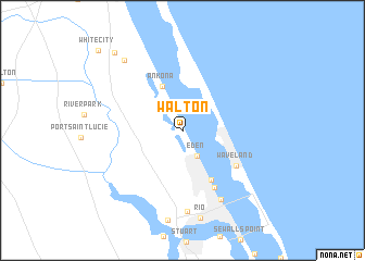 map of Walton