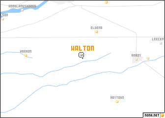 map of Walton