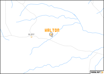 map of Walton