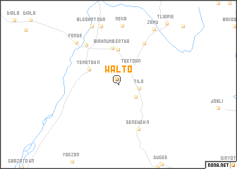 map of Walto