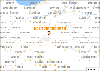 map of Waltringhausen