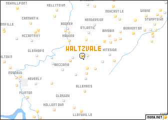 map of Waltzvale