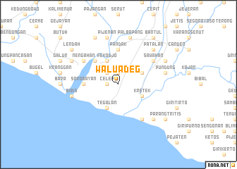 map of Waluadeg