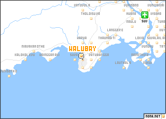 map of Walu Bay