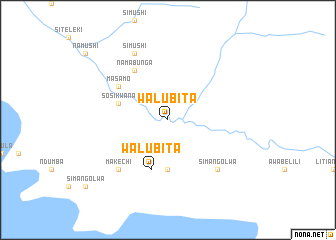 map of Walubita