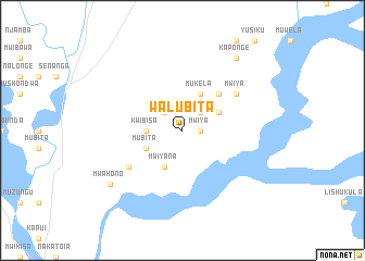 map of Walubita