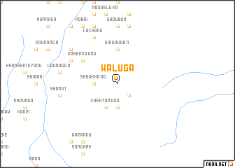 map of Wālu Ga