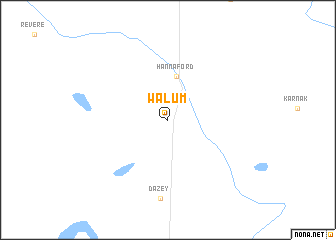 map of Walum