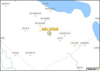 map of Walunda