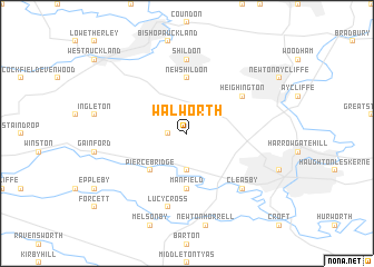 map of Walworth