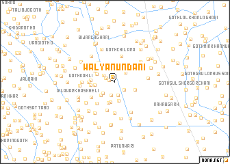 map of Walya Nundāni