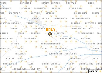 map of Wały