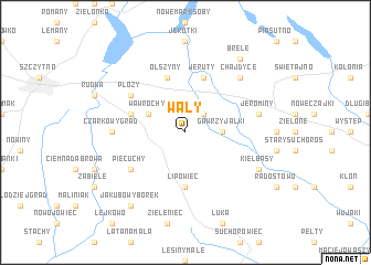 map of Wały