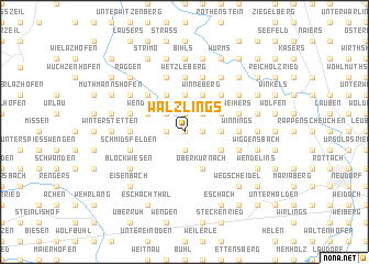 map of Walzlings
