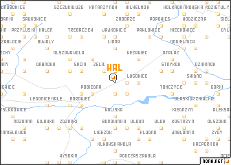 map of Wał