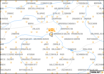 map of Wał