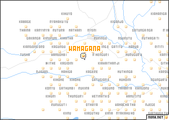 map of Wamagana