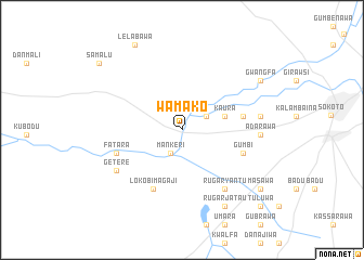 map of Wamako