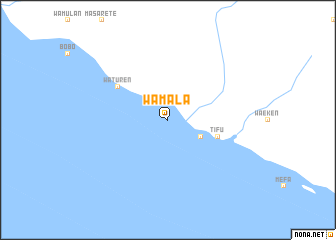 map of Wamala