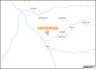 map of Wamasango