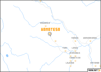 map of Wamatesa