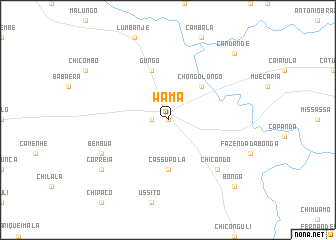 map of Wama