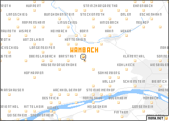 map of Wambach