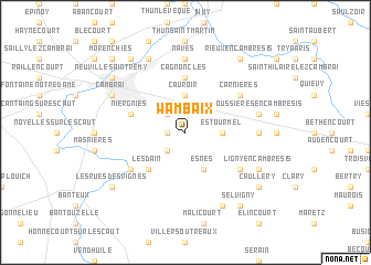 map of Wambaix