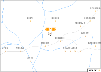 map of Wamba