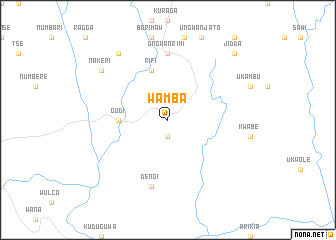 map of Wamba