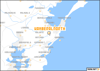 map of Wamberal North