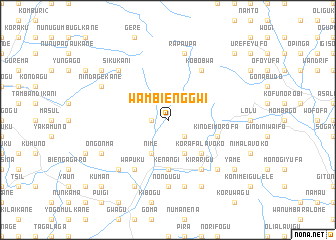 map of Wambienggwi