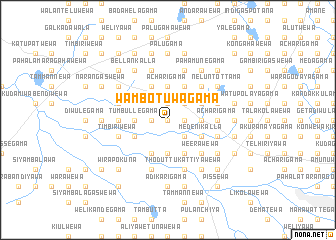 map of Wambotuwagama