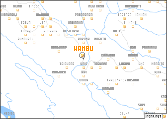 map of Wambu
