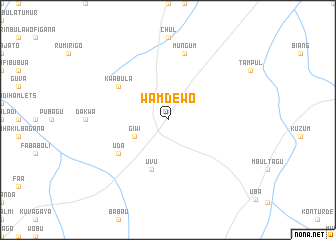 map of Wamdewo