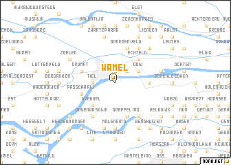 map of Wamel