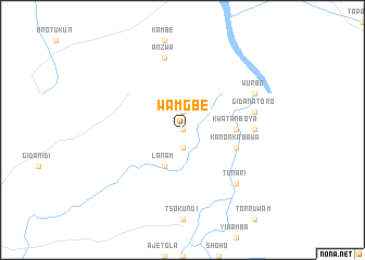 map of Wamgbe