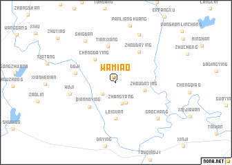 map of Wamiao