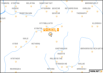 map of Wami-kla