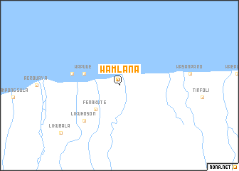 map of Wamlana