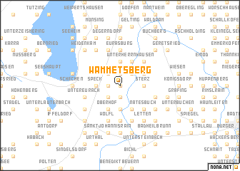 map of Wammetsberg