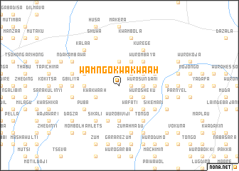 map of Wamngo Kwakwaah