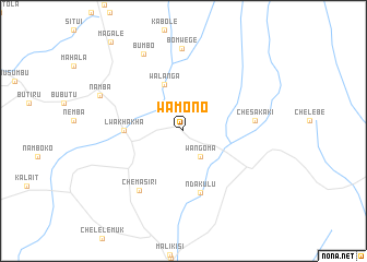map of Wamono