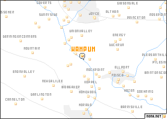 map of Wampum