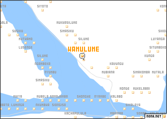 map of Wamulume
