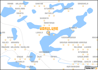map of Wamulume