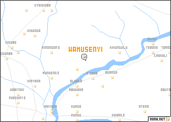 map of Wamusenyi