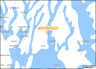 map of Wanabrugu